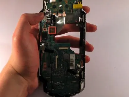 Hogyan szétszedni a játékkonzol Sony PSP 1003 - blogofolio Romana Paulova (bekarikázott oszlop piros körök) Hogyan szétszedni a játékkonzol Sony PSP 1003 - blogofolio Romana Paulova