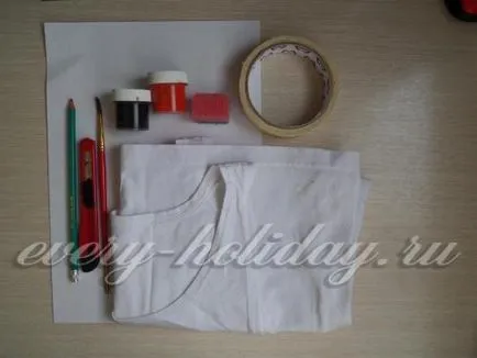Hogyan készítsünk egy rajzot a T-shirt otthon (ábra) Hogyan készítsünk egy rajzot a póló otthon