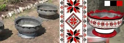 Hogyan készítsünk egy váza ki a gumiabroncs a kezét lépésről lépésre, fotó, video (saját) Hogyan készítsünk egy váza ki a gumiabroncs a kezét lépésről lépésre, fotó, videó