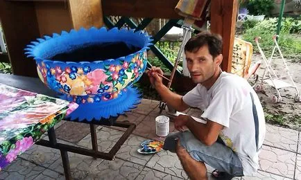 Hogyan készítsünk egy váza ki a gumiabroncs a kezét lépésről lépésre, fotó, videó (gumiabroncs) Hogyan készítsünk egy váza ki a gumiabroncs a kezét lépésről lépésre, fotó, videó