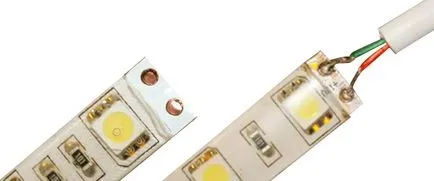 Hogyan lehet csatlakozni a LED-csík összekapcsolt (LED) Hogyan kell csatlakoztatni a LED szalag egymáshoz