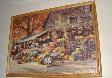 Hogyan ragasztó a puzzle a képen, az otthoni módszer () Hogyan ragasztó a puzzle a képbe a hazafelé