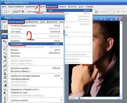Hogyan tudok csatlakozni két fotót a Photoshop