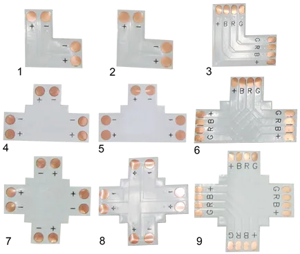 Hogyan lehet csatlakozni a LED-csík összekapcsolt (csatlakozott) Hogyan kell csatlakoztatni a LED szalag egymáshoz