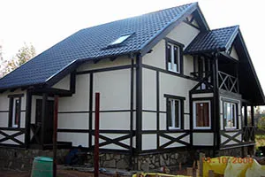 Építése nyaralók, villák, házak a külvárosokban