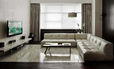 Minimalista stílusú belsejében modern lakás (stílus) Minimalista stílusú belsejében modern lakás