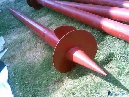 Pontalapozás saját kezével, épület portál (lent a fagy szinten) Pontalapozás saját kezével, épület portál