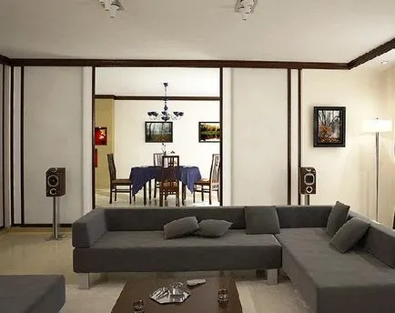 Minimalista stílusú belsejében modern lakás (apartman) Minimalista stílusú belsejében modern lakás