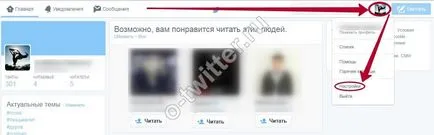 Hogyan lehet törölni az oldalam (számla) a Twitteren