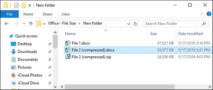 Hogyan lehet csökkenteni a méretét a Microsoft Office dokumentum kép, amely