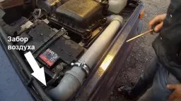 Hogyan telepítsük a snorkel egy területen (VAZ 2121, 2131) (pipa a kukoricásban a kezüket) Amint azt snorkel egy területen (vázák 2121, 2131)