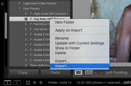Hogyan kell beállítani az előre beállított Lightroom