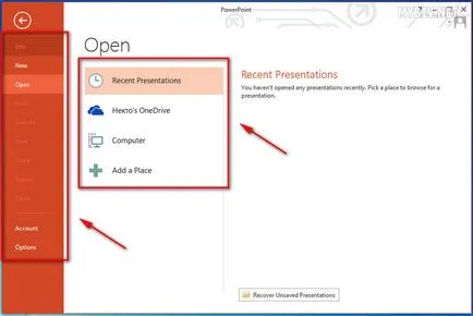 Hogyan kell telepíteni a powerpoint