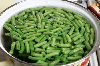 Hogyan befagyasztására zöldbab - recept lépésről lépésre fotók