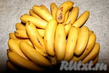 Hogyan befagyasztására banán - recept fotókkal (fagyasztva) Hogyan befagyasztására banán - a recept egy fotó