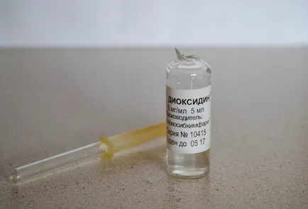 Hogyan kell tárolni a dioxidine - mennyit lehet tárolni megnyitása után a fiolákat és csövek
