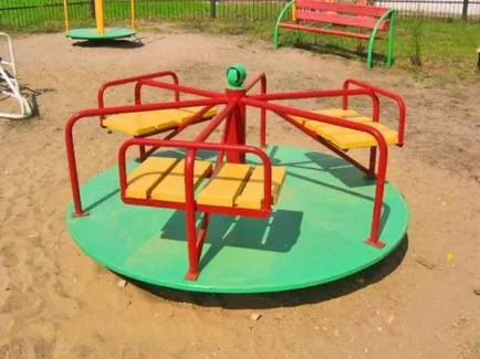 Karusszel játszótér saját kezűleg - a használati rajzok, méretek, képek és videó
