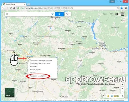 Google Maps - hogyan kell mérni a távolságot