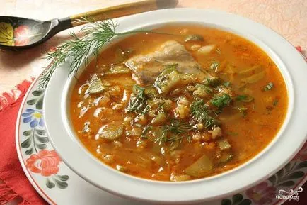 Leves ecetes uborka - lépésről lépésre recept fotók