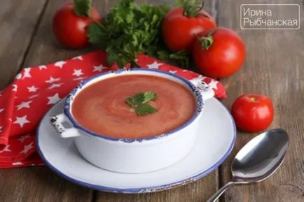 A klasszikus recept paradicsomleves püré a gyűjteményemben