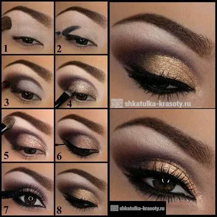 Barna szem smink, Beauty Box