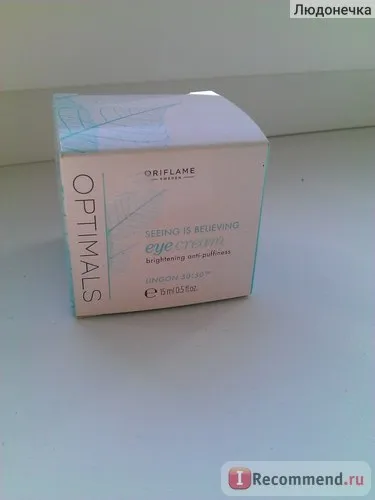 Eye Cream Oriflame hihetetlen hatása - „kell rendszeresen, és nem időről időre, és még (krém) Eye Cream Oriflame hihetetlen hatása - „kell rendszeresen, és nem időről időre, és még