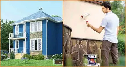 A kültéri festék főbb jellemzői és típusai