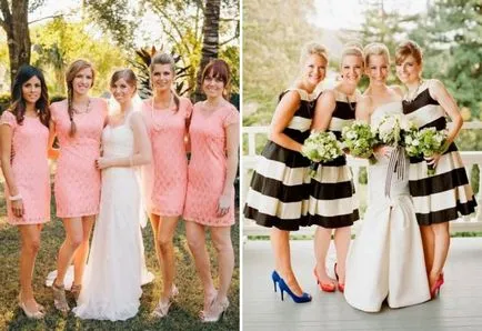 Gyönyörű koszorúslányok ruha - 63 képek