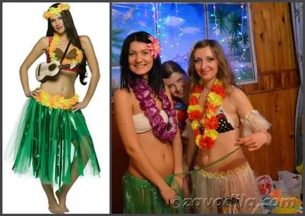Jelmezek Hawaii party