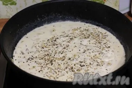 Csirke tejszínes fokhagymás szósszal - recept fotókkal