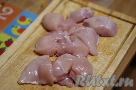 Csirke tejszínes fokhagymás szósszal - recept fotókkal