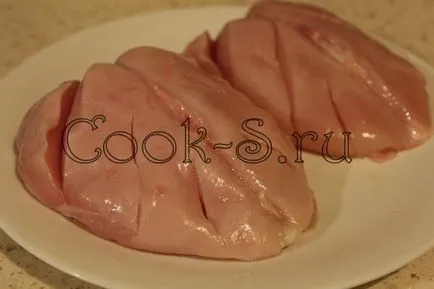 Csirkemell fóliában - lépésről lépésre recept fotókkal, csirke ételek (csirke) Csirkemell fóliában - lépésről lépésre recept fotókkal, csirke ételek