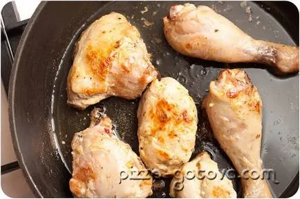 Csirke tejszínes fokhagymás mártással, csirke tejszínes recept (mártás) Csirke tejszínes fokhagymás szósszal, csirke tejszínes recept