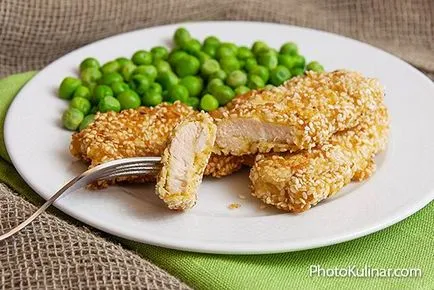 Csirke szezámmagos és szójaszósszal recept fotókkal (szezámmag) Csirke szezámmagos és szójaszósszal recept fotókkal