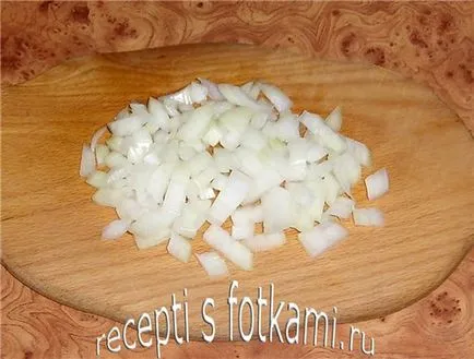 Csirke filé burgonya a sütőben - lépésről lépésre recept fotók