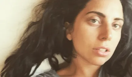 Lady gaga smink nélkül, egy fotózásra természetes mejk APOM