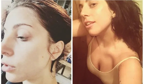 Lady gaga smink nélkül, egy fotózásra természetes mejk APOM