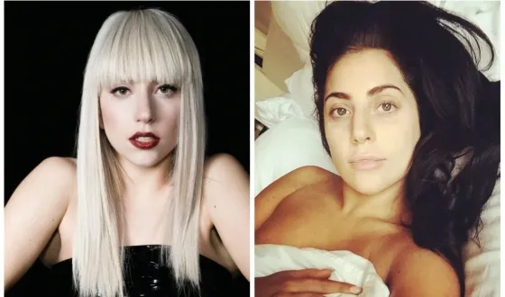 Lady gaga smink nélkül, egy fotózásra természetes mejk APOM
