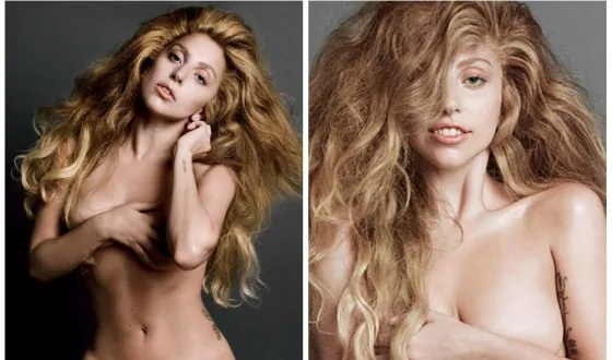 Lady gaga smink nélkül, egy fotózásra természetes mejk APOM