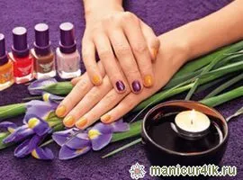 Manikűr Feng Shui festett körmök (Feng Shui) Manikűr Feng Shui festett körmök