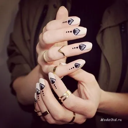 Manikűr Fashion Nails 2017 fő tendenciákat és fotók