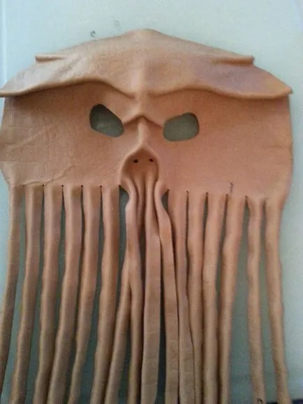 Maszk Cthulhu bőr kozhanyemysli