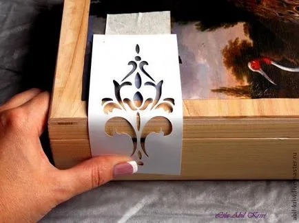 Master Class decoupage és más technikák gyártása során dobozok