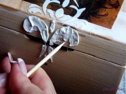 Master Class decoupage és más technikák gyártása során dobozok