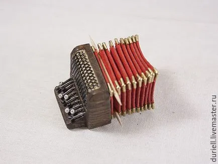 Mester harmonika miniatűr egy babát - Fair Masters - kézzel készített, kézzel készített