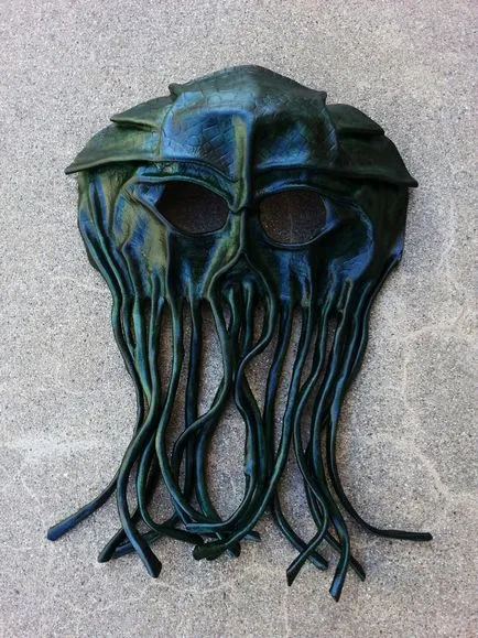 Maszk Cthulhu bőr kozhanyemysli