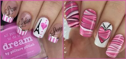 Fashion Nails szívvel 2016 elegáns ötletek képek és hírek