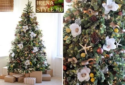 Divatos design egy karácsonyfa 2017 fotó példák