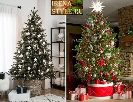 Divatos design egy karácsonyfa 2017 fotó példák