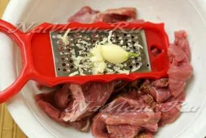 Hús koreai recept egy fotó